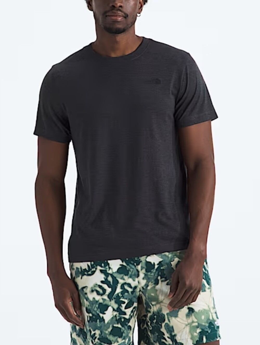 The North Face Men's Simple Logo Tri-Blend Tee T-Shirt Charcoal Grey Size M